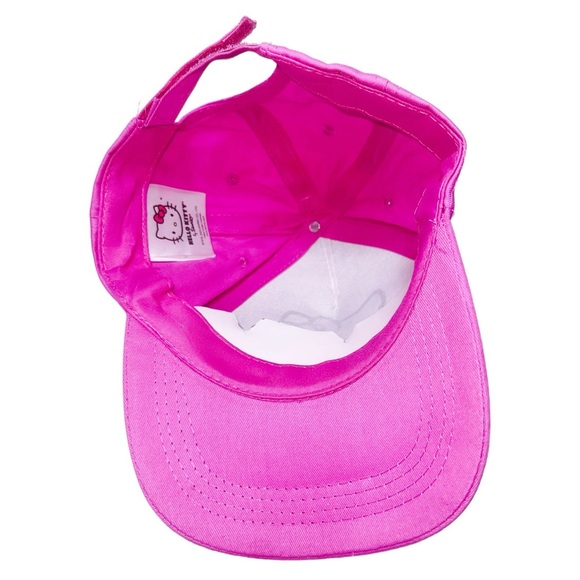 Sanrio Hello Kitty Pink Baseball Cap Hat Adjustable Strapback - Picture 3 of 8